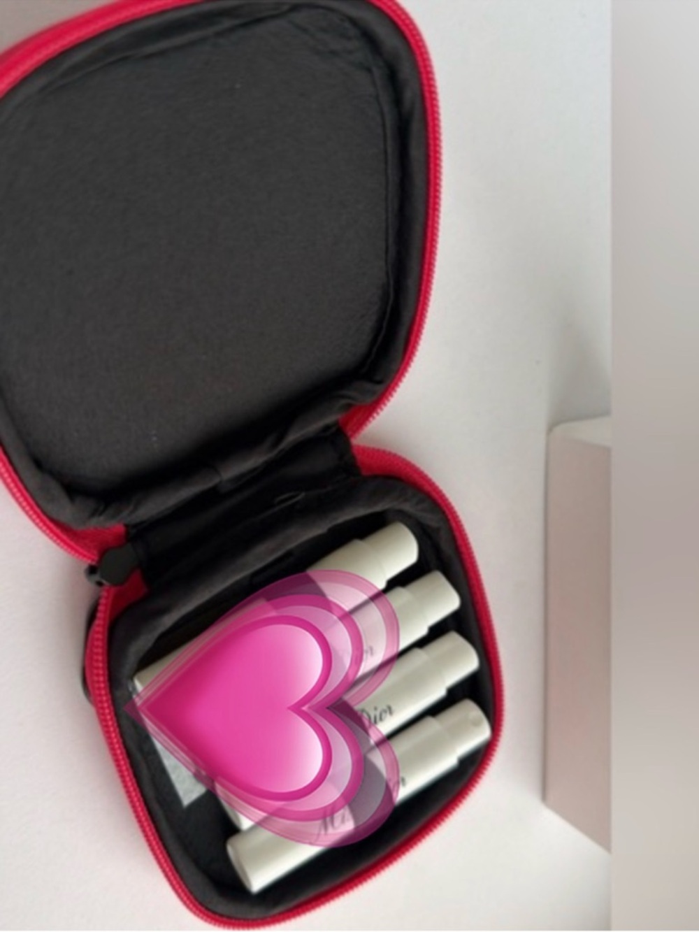 Dior Pink Canvas 'Miss Dior' Coin Pouch.NIB - Picture 3 of 4